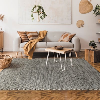 Tapis en coton tissé et tressé  SAHARA THE DECO FACTORY