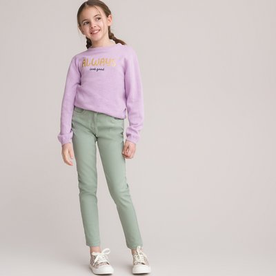 Pantalon 5 poches avec broderie LA REDOUTE COLLECTIONS