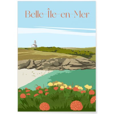 Affiche Belle-île-en-mer L'AFFICHERIE