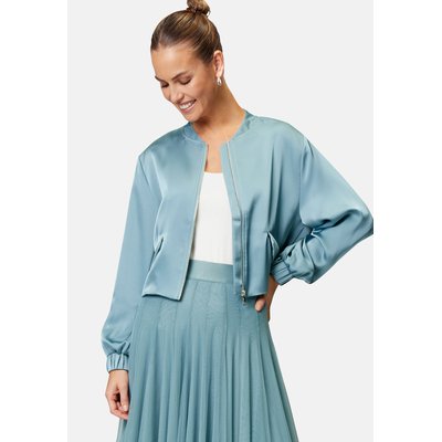 Satin-Jacke mit klappentaschen ZERO