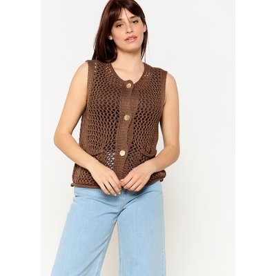 Gilet ajouré sans manches LOLALIZA