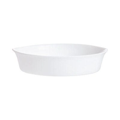 Plat à crème brûlée blanc 14cm Smart Cuisine Carine 250°C - Luminarc - Opale culinaire extra léger et résistant  rond LUMINARC