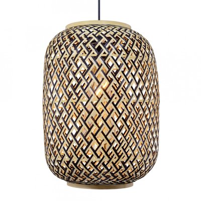 Suspension en bambou bicolore, MINELLE C-CREATION