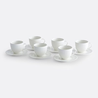 Lote de 6 chávenas de café e pires, Jewely LA REDOUTE INTERIEURS
