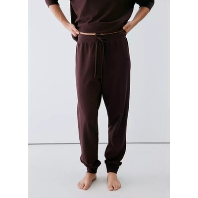 Pantalon de pyjama coton taille élastique MANGO