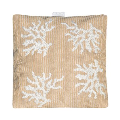 Coussin extérieur avec broderie corail MX HOME