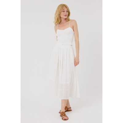Jupe mi-longue avec taille élastique et silhouette aérienne BULLE ARTLOVE
