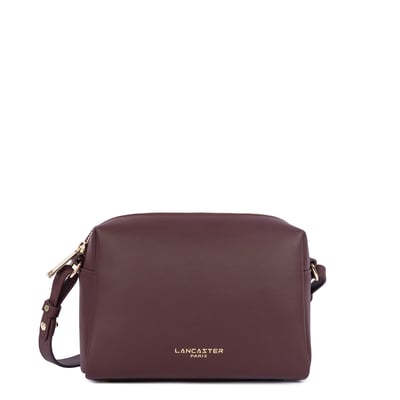 Sac trotteur zippé en cuir, DONNA CUBE LANCASTER