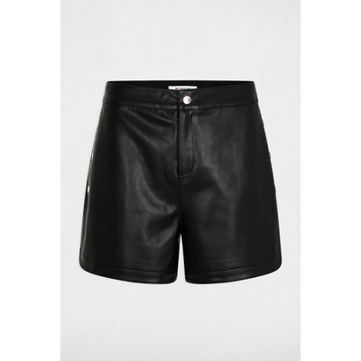 Short droit simili cuir MORGAN