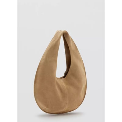 Petit sac en croûte de cuir MANGO