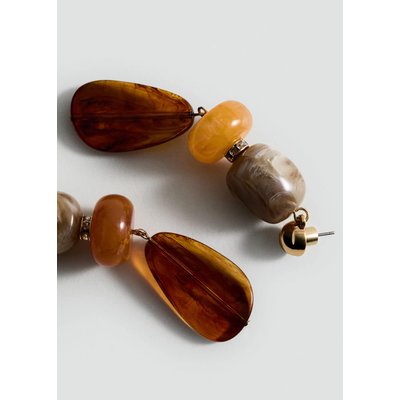 Boucles d'oreilles perles pendantes MANGO