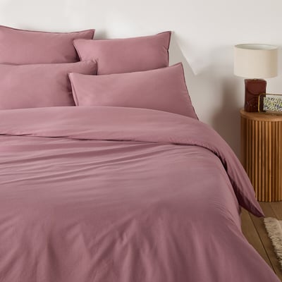 Scenario Plain 100% Washed Cotton Duvet Cover LA REDOUTE INTERIEURS