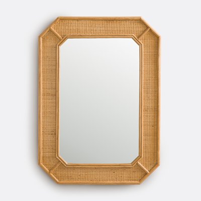 Miroir rotin et cannage, 85x62 cm, Somea LA REDOUTE INTERIEURS