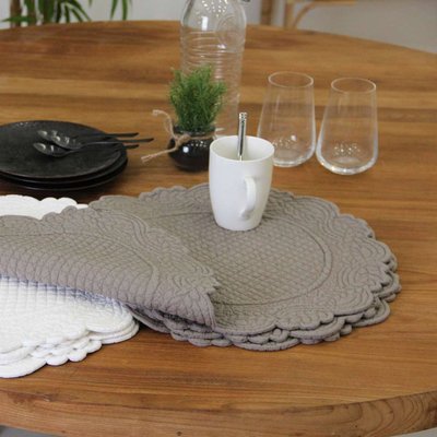 Set de table rond lavable SUD ETOFFE
