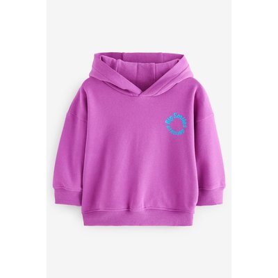 Sweat à capuche doux avec dos imprimé NEXT