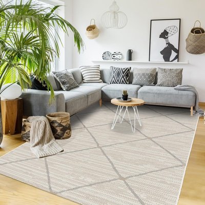 Tapis extérieur tissé kilim rectangle ENANTA 2 UN AMOUR DE TAPIS