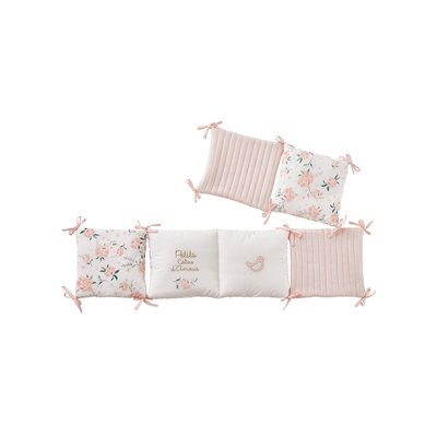 Tour de lit/tour de parc modulable EAU DE ROSE VERTBAUDET