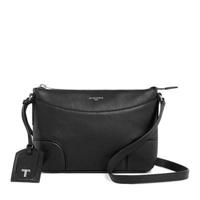 Sac bandoulière petit en cuir grainé ROMY LE TANNEUR