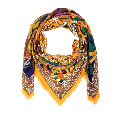 Foulard à motifs JARDIN D'HIVER WILD