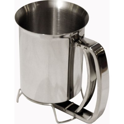 Entonnoir a piston en inox 10 cm x 15 cm BAUMALU