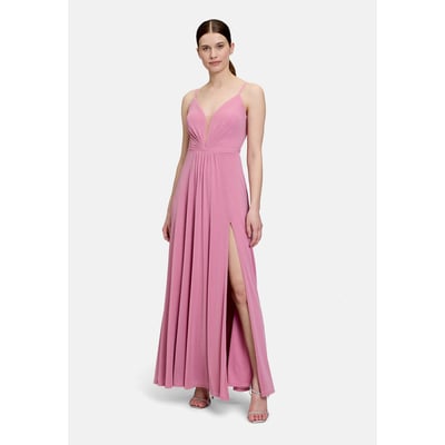 Robe de soirée à fils de fil textile VERA MONT