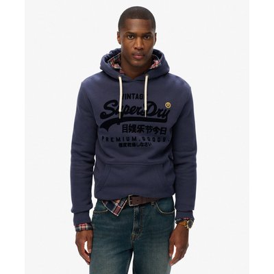 Sweat à capuche Vintage à logo ton sur ton SUPERDRY