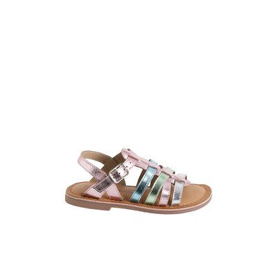 Sandales multi-brides cuir enfant collection maternelle VERTBAUDET