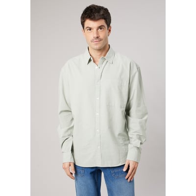 Chemise homme manches longues en lin mélangé SOLEMIO DEELUXE