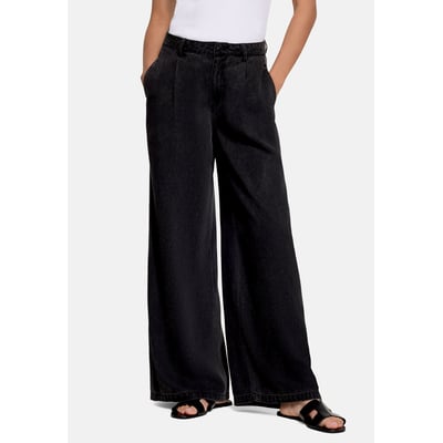 Pantalon en toile à jambes larges ZERO