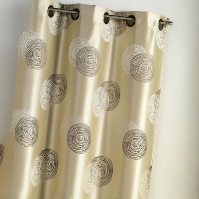 Rideau Jacquard 'Ronds Superposés' HOME MAISON