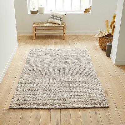Wollen vloerkleed, Diano, tricot effect LA REDOUTE INTERIEURS