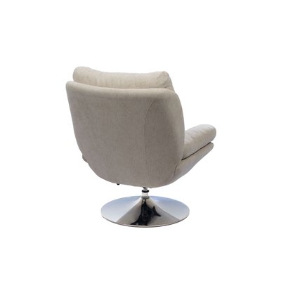 Fauteuil de salon relax pivotant en tissu - ERIC AMADEUS