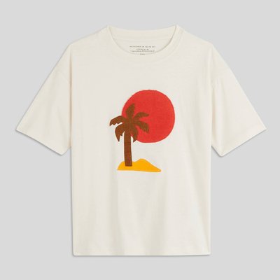 T-shirt manches courtes imprimé en coton BIO MONOPRIX