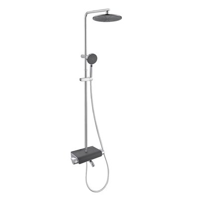 Colonne de douche et bain chromé en abs, EASY SENSEA