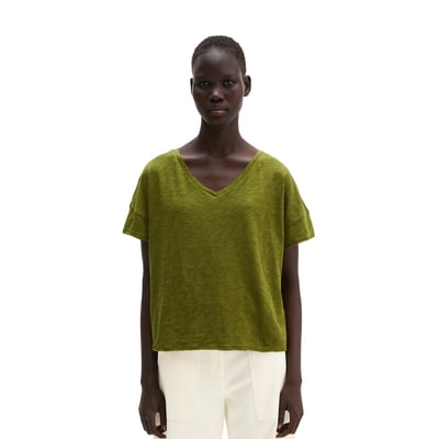 T-shirt coupe classique en jersey slub MARC O'POLO