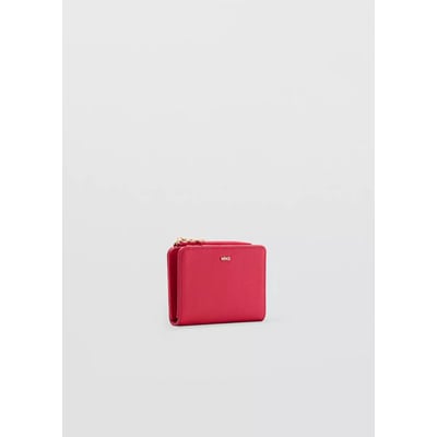 Portefeuille petit effet saffiano MANGO
