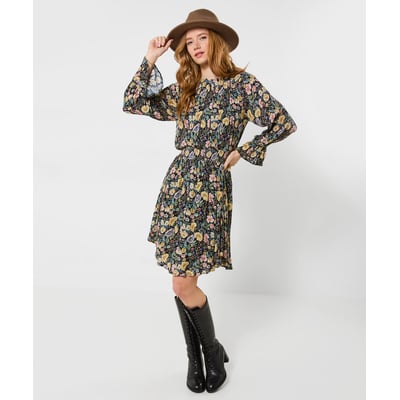 Robe Courte Fleurie à Col Montant Bonnie JOE BROWNS