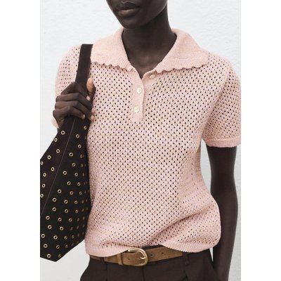 Pull-over crochet Fil textile MANGO