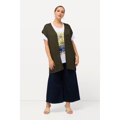 Gilet en maille oversized sans manches ULLA POPKEN