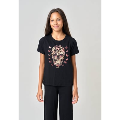 T-shirt fille en 100% coton BESKULL DEELUXE