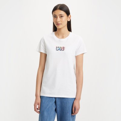 T-shirt met ronde hals en korte mouwen, logo vooraan LEVI'S