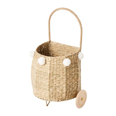 Panier à roulettes herbier VERTBAUDET