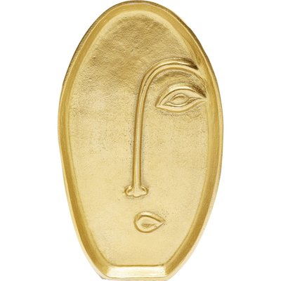 Vase Mezzo Volto 35cm doré KARE DESIGN