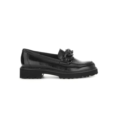 Mocassins en cuir à talon décroché GABOR