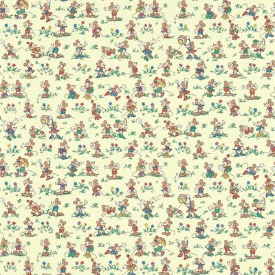 Mickey & Minnie Rhubarb and Custard Wallpaper SANDERSON X DISNEY
