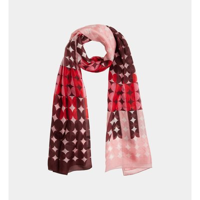 Foulard Sarah Motif Pois En Soie GALERIES LAFAYETTE