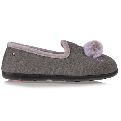 Chaussons Mocassins Pompom ISOTONER