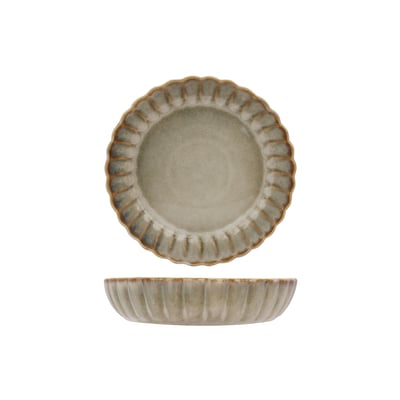 Lot de 2 assiettes Creuses en grès, ASTERA COSY&TRENDY