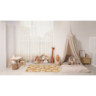 Tapis enfant épais et confortable FLEURS AFK LIVING