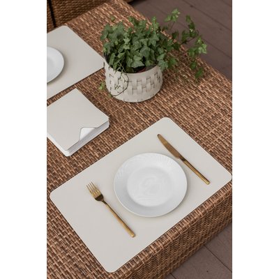 Плейсмат для сервировки стола из натуральной кожи, 45 х 30 см SO'HOME